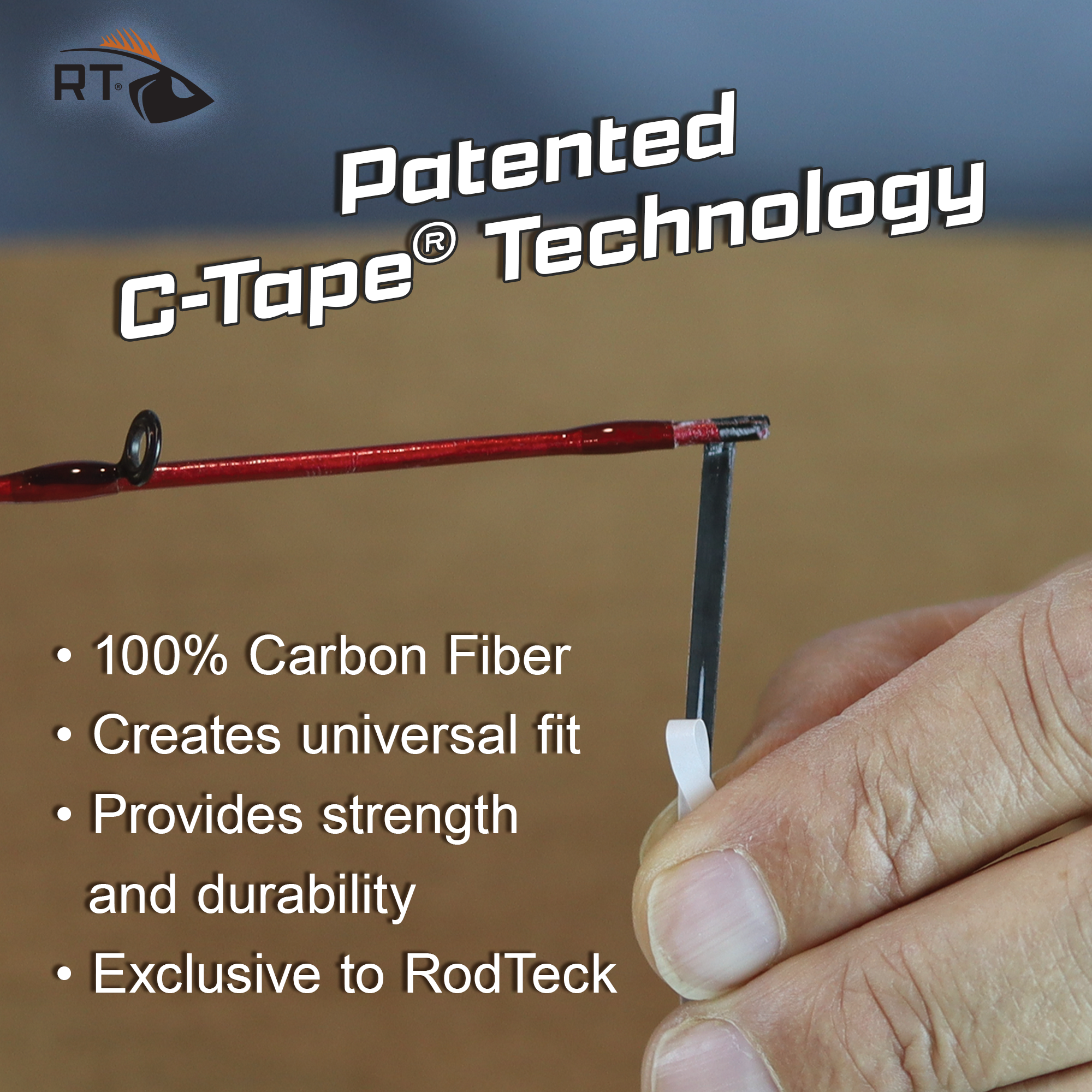 RodTeck Universal Fit Tiptop Kit | Freshwater & Saltwater | Fishing Rod Tip Repair Kit