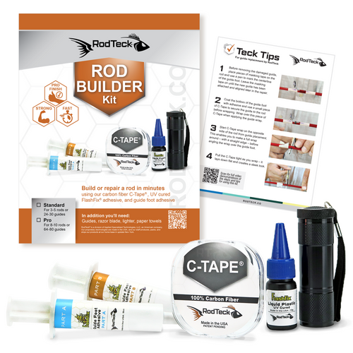  RodTeck Universal Hook Keeper Kit  Complete Fishing Rod  Accessory Kit, Black : Sports & Outdoors
